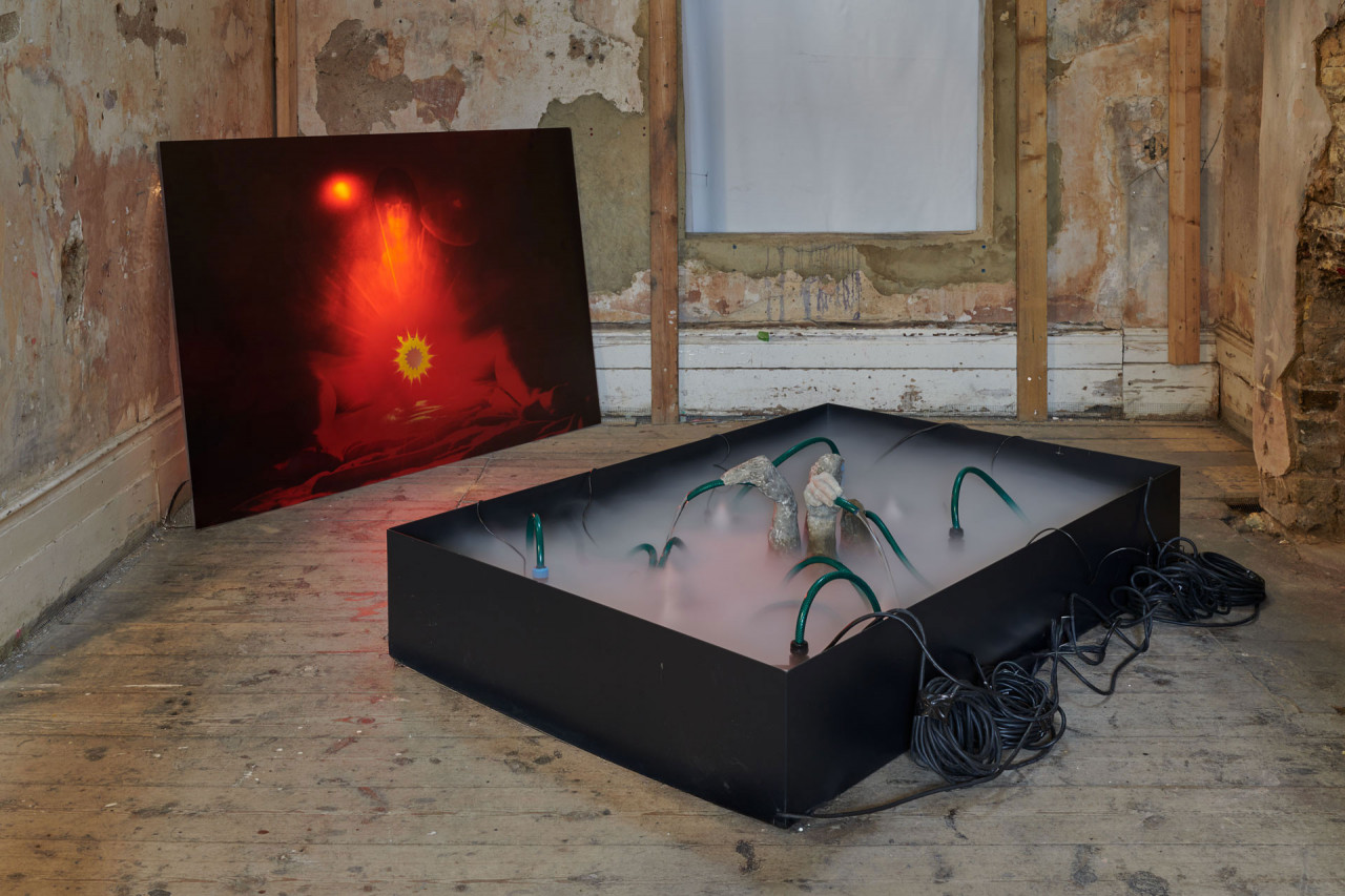 <em>La Pythie</em> (2018), dans <em>Apparatus,</em> Peckham24, London, Royaume-Uni, 2018, Crédit Photo: Alix Marie